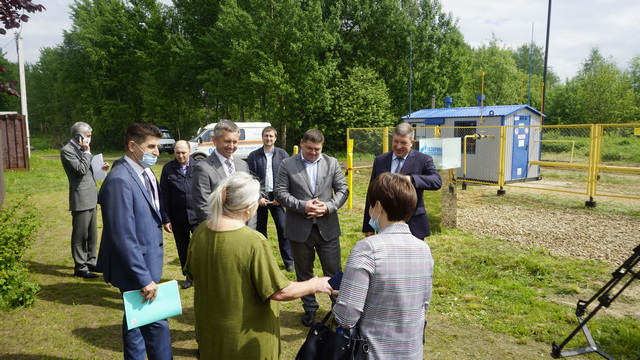 В Ярославском районе открыли новый газопровод